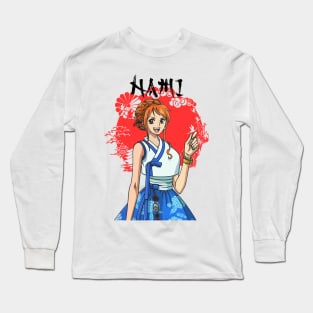 Nami One Piece Fashion Long Sleeve T-Shirt